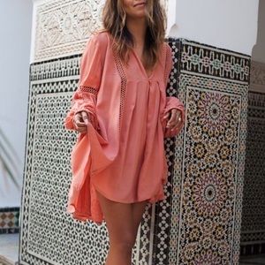 Free People Tunic Dress (Burgundy color) 🤩